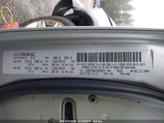 1C6RR7GG6FS625970 RAM 1500 Outdoorsman