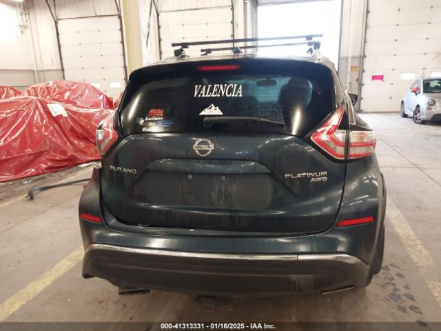 5N1AZ2MH4FN242495 Nissan Murano Platinum