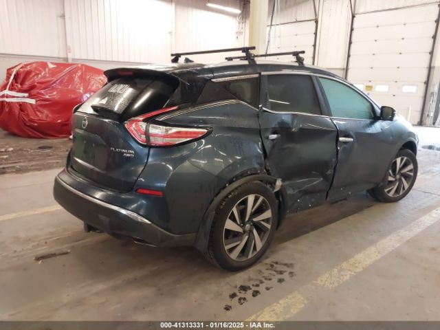 5N1AZ2MH4FN242495 Nissan Murano Platinum