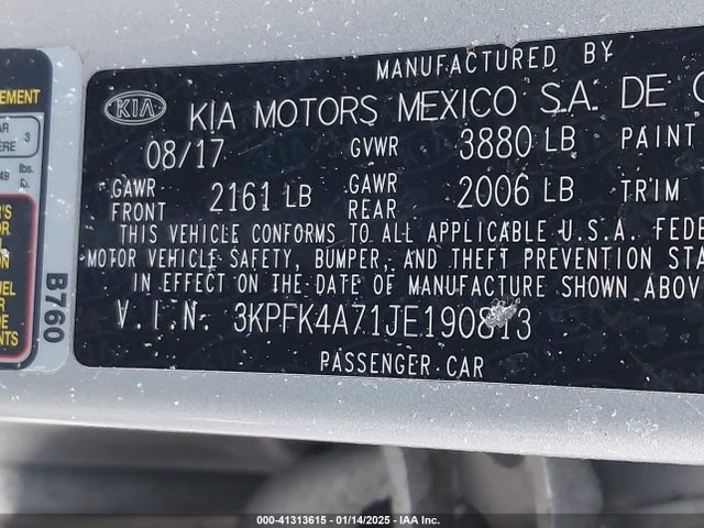 KIA FORTE LX 2018 3KPFK4A71JE190813 Image 9