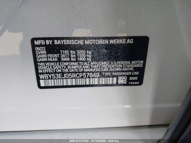 2024 BMW I7 WBY53EJ05RCP57849 Photo 8