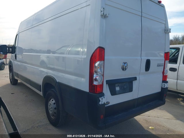 3C6MRVJG2PE521116 RAM Promaster 3500 Cargo Van High Roof 159 Wb Ext