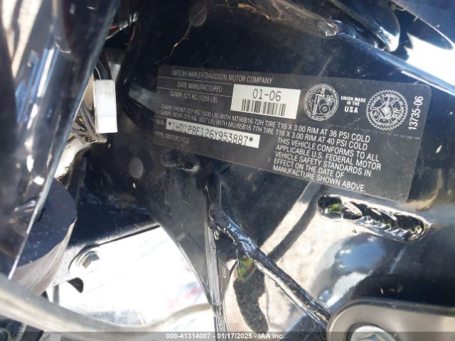 2006 HARLEY-DAVIDSON FLHTCUSE 1HD1PRE126Y953887 Photo 9