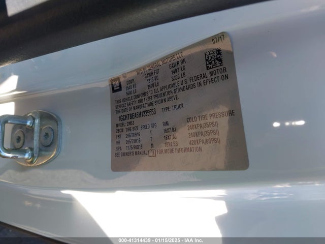 Chevrolet Colorado Wt 2017 1GCHTBEA6H1325653 Image 8