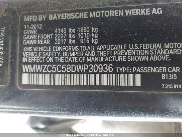 2013 MINI COUNTRYMAN WMWZC5C58DWP30936 Photo 8