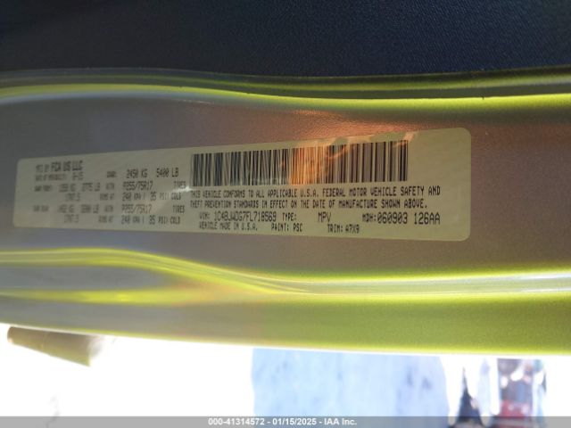 1C4BJWDG7FL718569 Jeep Wrangler Unlimited Sport