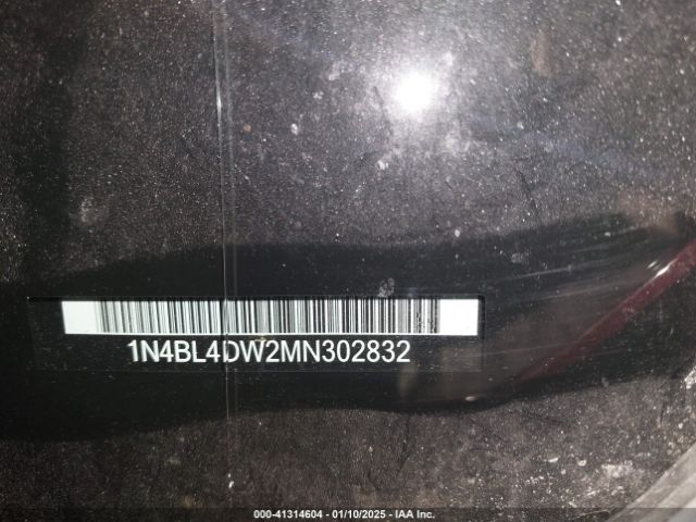 1N4BL4DW2MN302832 Nissan Altima Sv Intelligent Awd