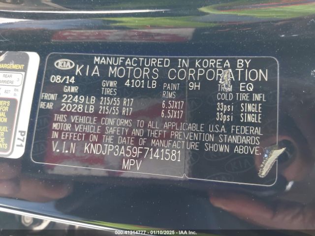 KNDJP3A59F7141581 KIA SOUL +