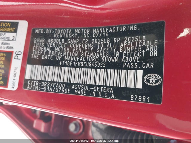 Toyota CAMRY L 2014 4T1BF1FK9EU845933 Image 9