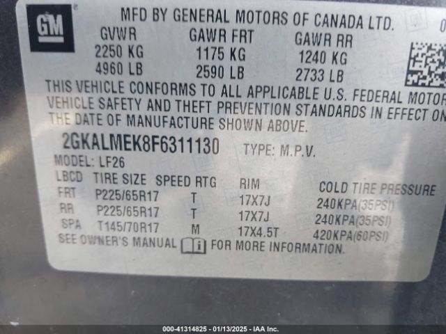 2GKALMEK8F6311130 GMC Terrain Sle-1