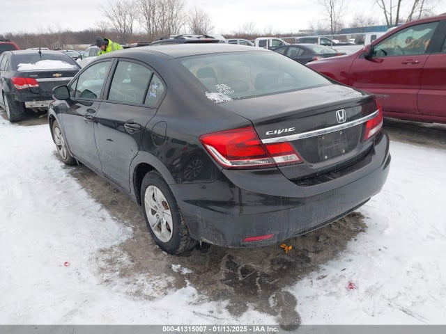 41315007 :رقم المزاد ، 19XFB2F57DE017071 vin ، 2013 Honda Civic Lx مزاد بيع
