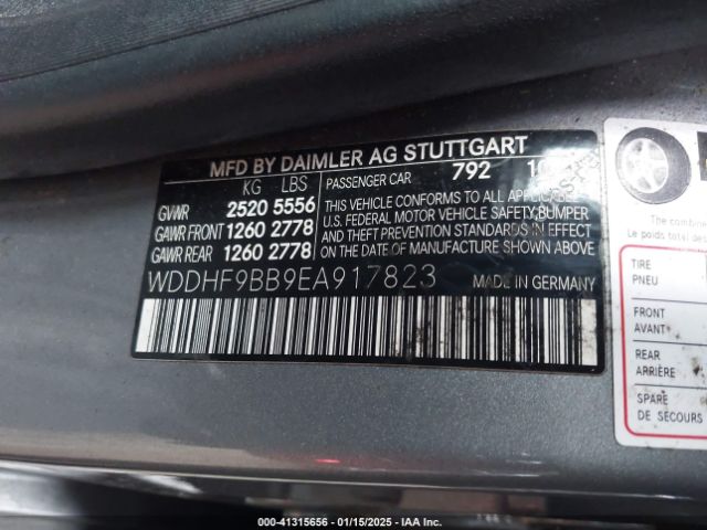 WDDHF9BB9EA917823 Mercedes-Benz E 550 4matic