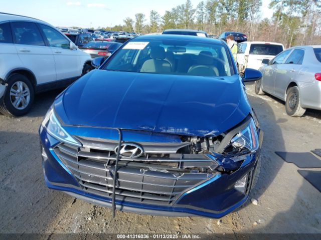 5NPD74LF6KH465344 Hyundai ELANTRA SE
