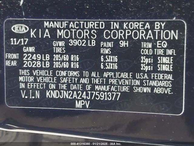 KNDJN2A24J7591377 KIA Soul