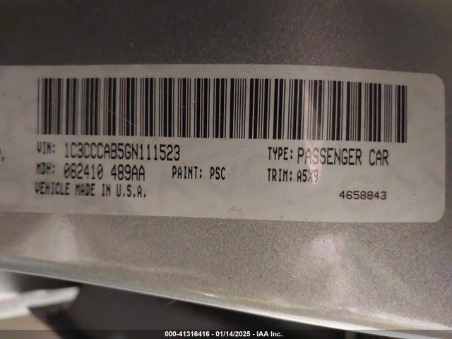 Chrysler 200 Limited 2016 1C3CCCAB5GN111523 Image 9