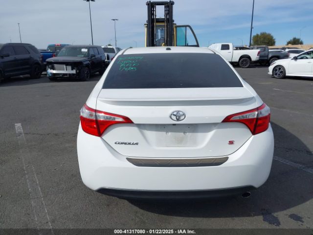 5YFBURHEXEP041167 Toyota Corolla L/le/le Pls/prm/s/s Pls