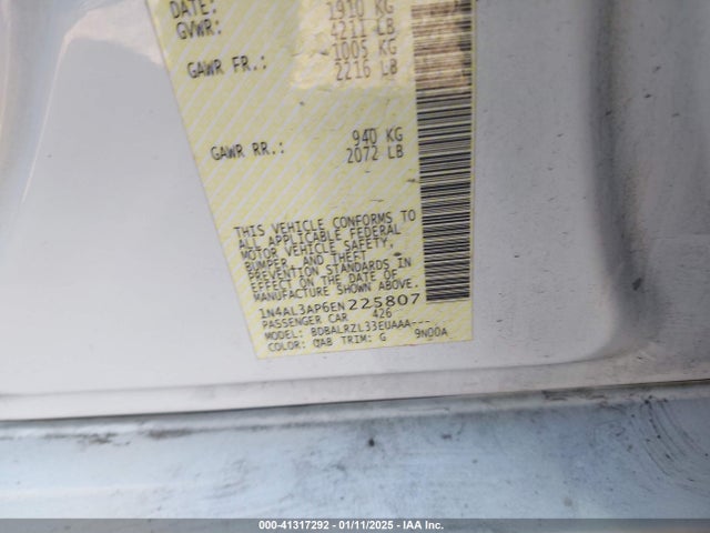 Nissan Altima 2.5 S 2014 1N4AL3AP6EN225807 Image 9