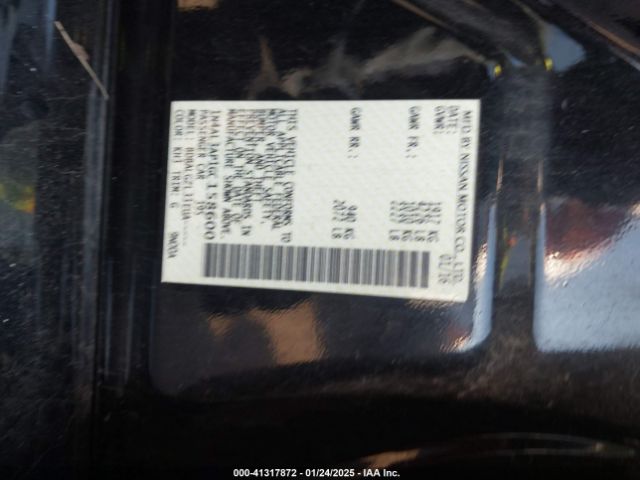 1N4AL3AP1GC158600 Nissan Altima 2.5/2.5 S/2.5 Sl/2.5 Sr/2.5 Sv