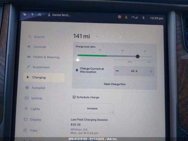 5YJSA1E26LF411172 Tesla Model S Long Range Dual Motor All-wheel Drive/long Range Plus Dual Motor All-wheel Drive