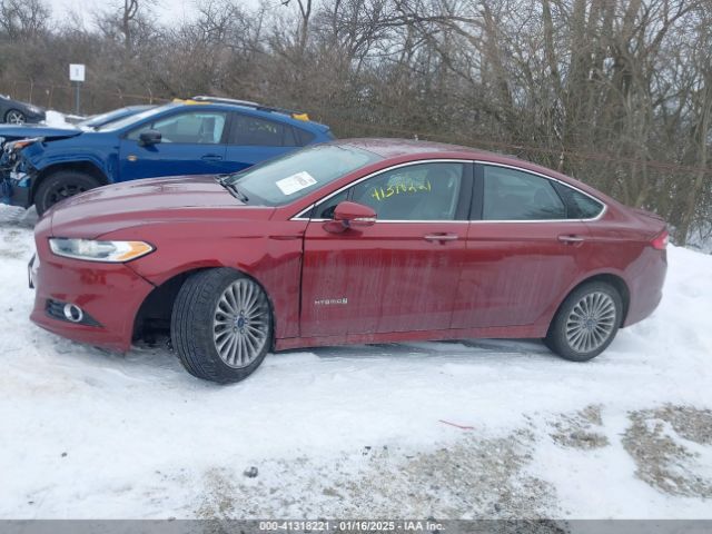 3FA6P0RU3ER201058 Ford Fusion Hybrid Titanium