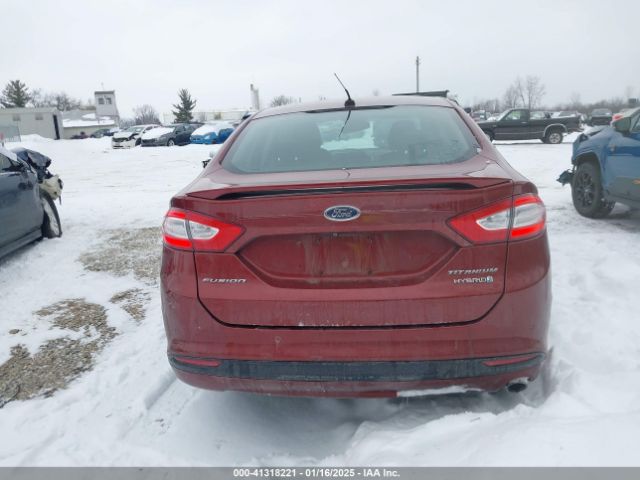 3FA6P0RU3ER201058 Ford Fusion Hybrid Titanium