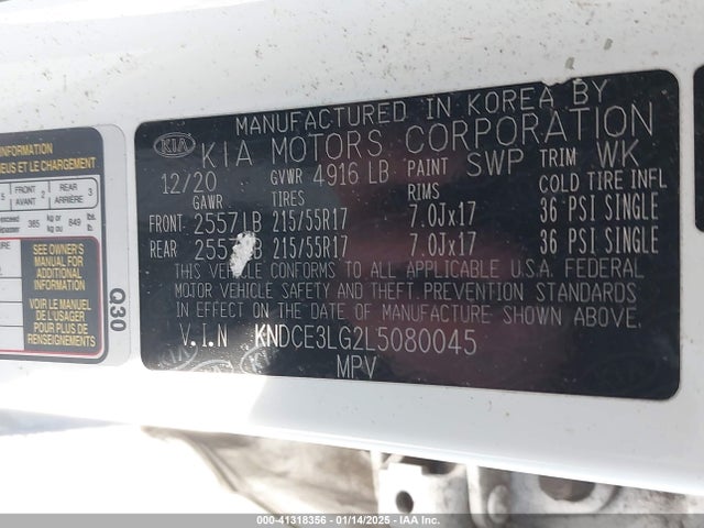 KIA Niro Ev Ex Premium 2020 KNDCE3LG2L5080045 Image 9
