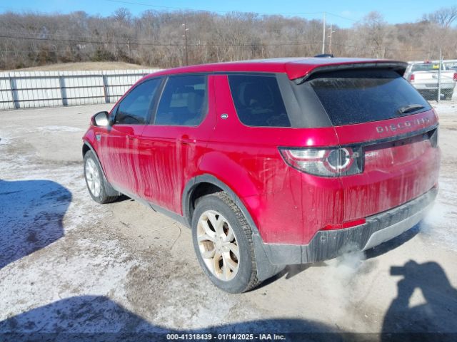 SALCR2BGXFH502638 Land Rover Discovery Sport Hse