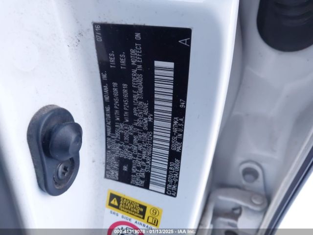 5TDJKRFH6GS311245 Toyota Highlander Xle V6