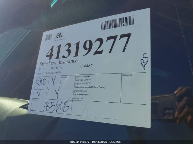Toyota CAMRY SE 2015 4T1BF1FK2FU943171 Image 18