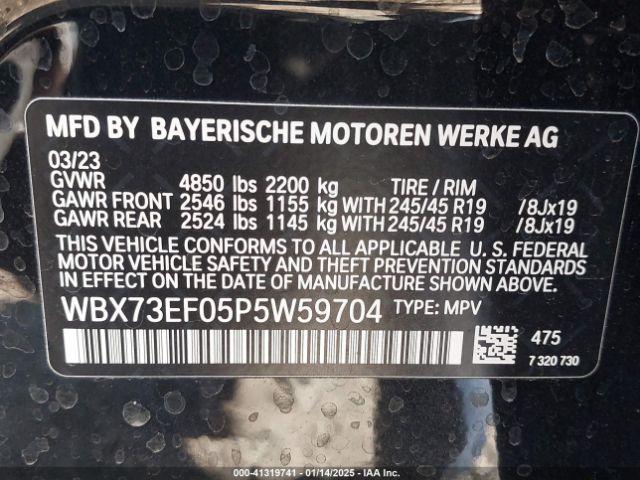 WBX73EF05P5W59704 BMW X1 Xdrive28i