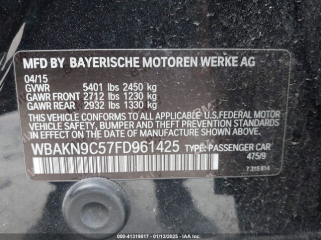 WBAKN9C57FD961425 BMW 550i