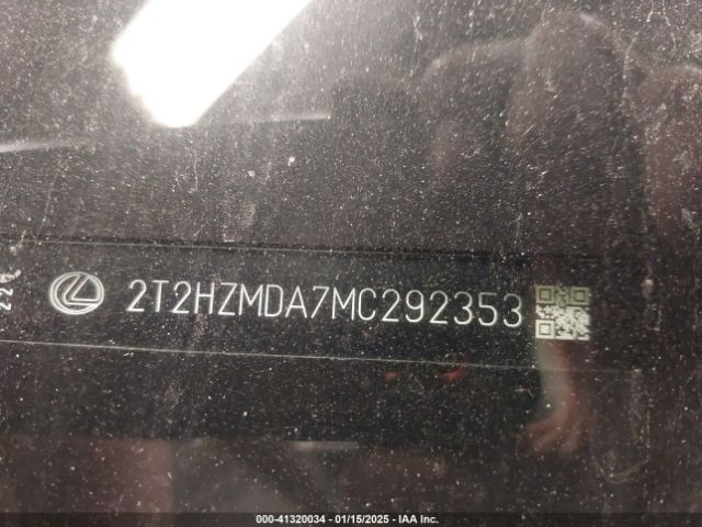 2T2HZMDA7MC292353 Lexus RX 350
