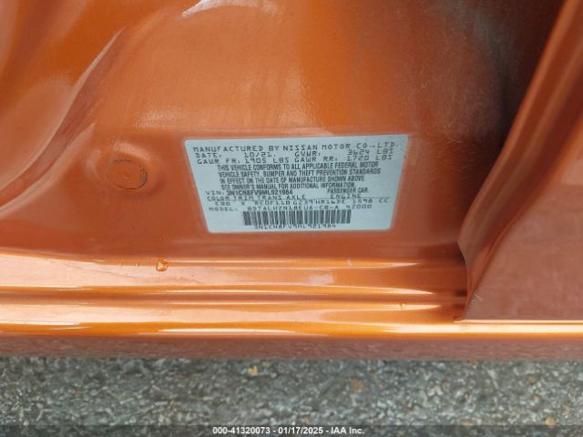 3N1CN8FV9ML921984 Nissan Versa