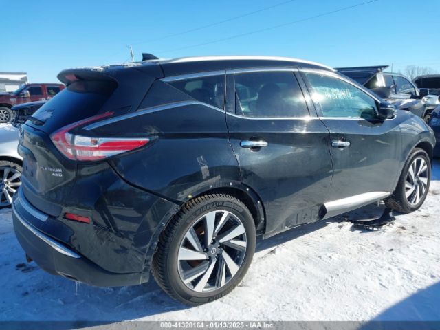 5N1AZ2MH1JN134893 Nissan Murano Platinum/s/sl/sv