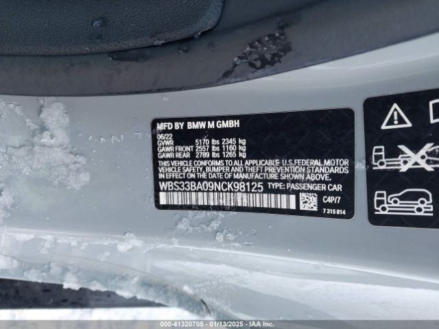 2022 BMW M4 WBS33BA09NCK98125 Photo 8