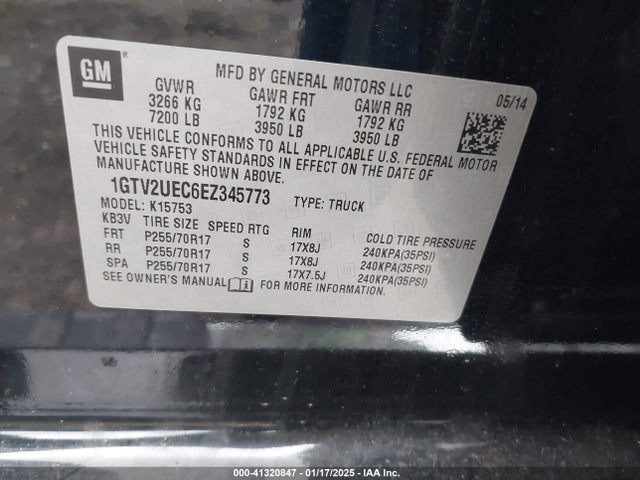 GMC Sierra 1500 Sle 2014 1GTV2UEC6EZ345773 Image 9
