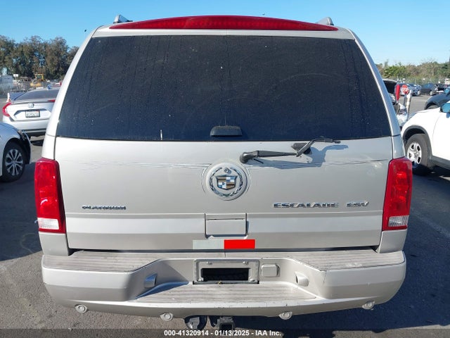 41320914 :رقم المزاد ، 3GYFK66N75G215284 vin ، 2005 Cadillac Escalade Esv Platinum Edition مزاد بيع
