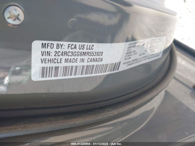 2C4RC3GG6MR553928 Chrysler Pacifica Limited Awd