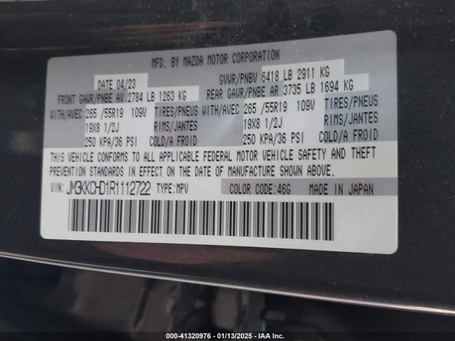 JM3KKCHD1R1112722 Mazda Cx-90 3.3 Turbo Preferred Plus
