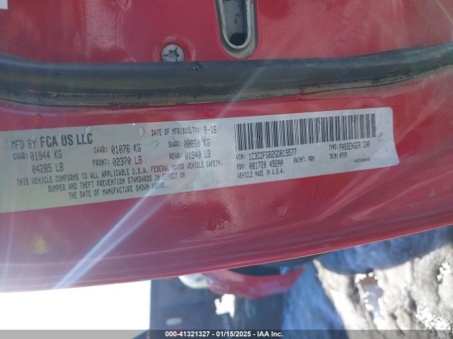 1C3CDFGB2GD819577 Dodge Dart Gt Sport