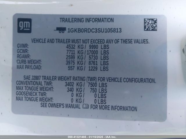 1GKB0RDC3SU105813 GMC Hummer Ev Suv 3x