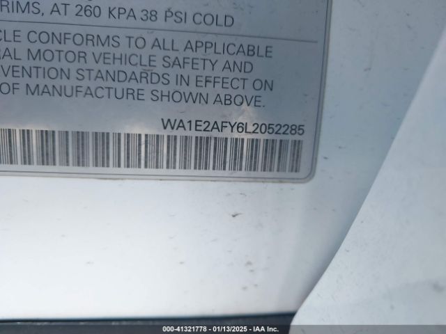WA1E2AFY6L2052285 Audi Q5 Premium Plus 55 Tfsi E Quattro S Tronic