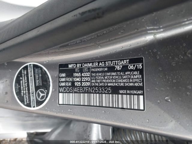 2015 MERCEDES-BENZ CLA 250 WDDSJ4EB7FN253325 Photo 8