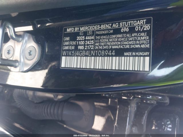 W1K5J4GB4LN108944 Mercedes-Benz CLA 250