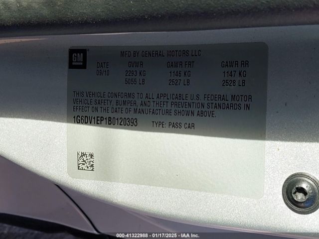 2011 CADILLAC CTS-V 1G6DV1EP1B0120393 Photo 8