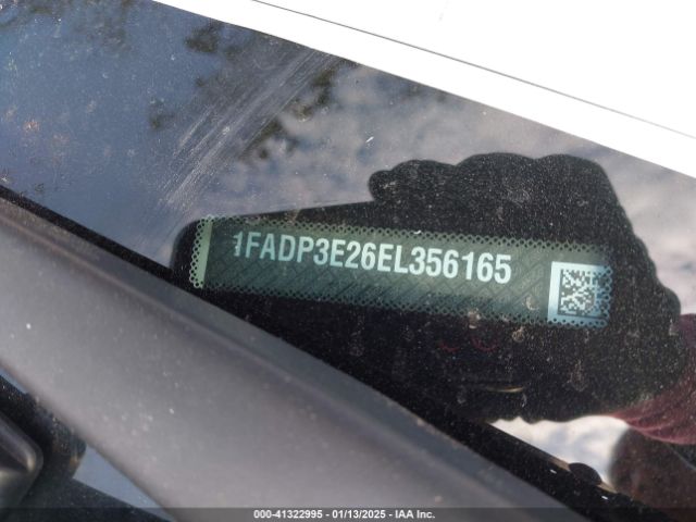 1FADP3E26EL356165 Ford FOCUS S