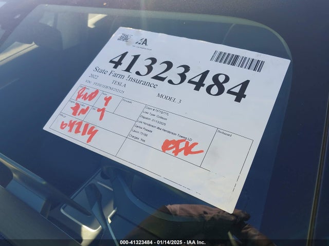 Tesla Model 3 Long Range Dual Motor All-wheel Drive 2022 5YJ3E1EB7NF252125 Image 19