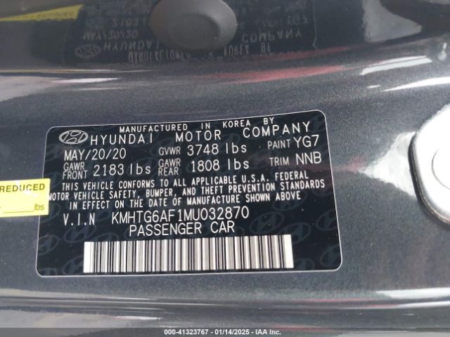 KMHTG6AF1MU032870 Hyundai Veloster 2.0 Premium