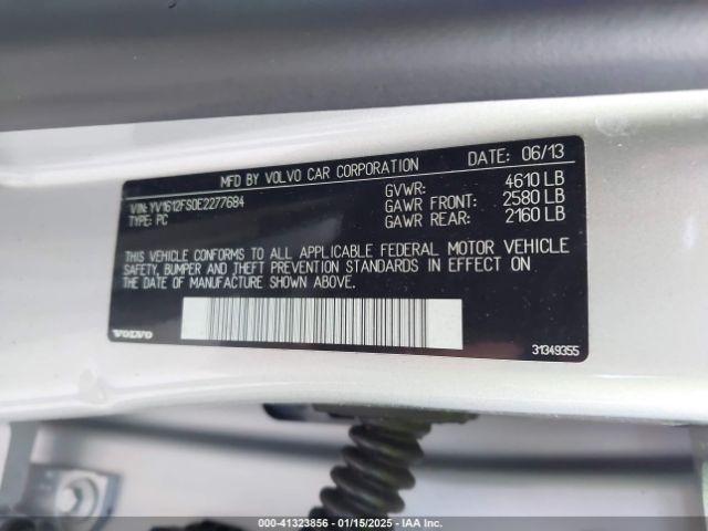YV1612FS0E2277684 Volvo S60 T5