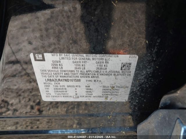 LRBAZLR47ND161588 Buick Envision Fwd Preferred